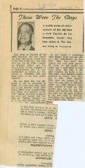 "Those Were The Days" Article Sept.12/69
 Those Were The Days;Swift Current Sun - Those Were The Days Clipping (1969-09-12);Swift Current Sun - Those Were The Days Clipping (1969-09-12);Swift Current Sun - Those Were The Days Clipping (1969-09-12);Swift Current Sun Clipping (1969-09-12)