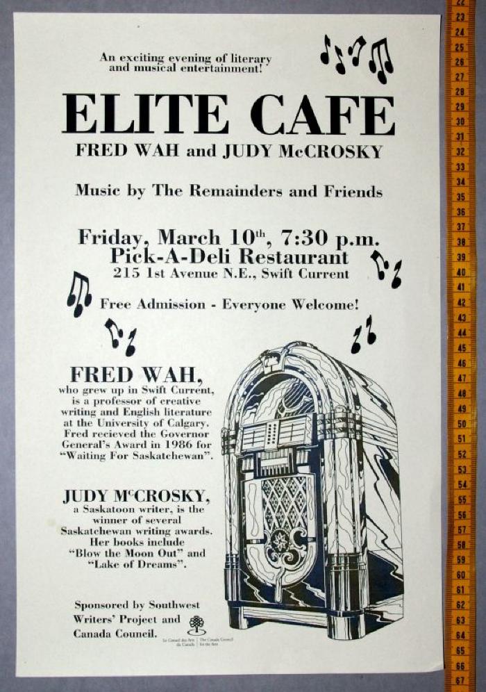 Elite Café Literary Café Poster;Elite Café Literary Café Poster