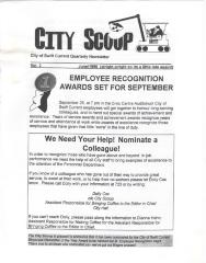 City Scoop Newsletter City Scoop - City Of Swift Current Quarterly Staff Newsletter;City Scoop Newsletter, Vol. 2 (1996-06);Swift Current Newsletter - City Scoop, Vol 2 (1996-06);Swift Current Newsletter - City Scoop, Vol 2 (1996-06)