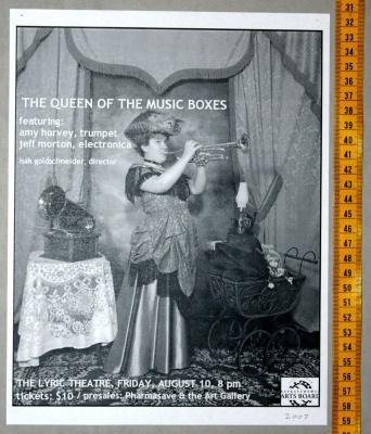 Lyric Theatre 'Queen of the Music Boxes' Poster;Lyric Theatre 'Queen of the Music Boxes' Poster