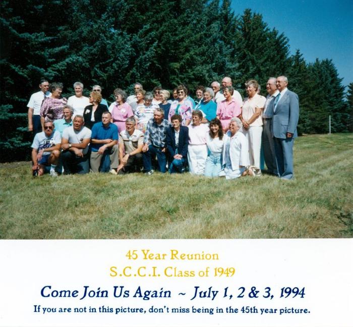 Swift Current Collegiate Institute 45th Class Reunion Invitation (1994-07-01);Swift Current Collegiate Institute 45th Class Reunion Invitation (1994-07-01)