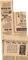 "Those Were The Days" Article Jun. 19/70 Those Were The Days;Swift Current Sun - Those Were The Days Clipping (1970-06-19);Swift Current Sun - Those Were The Days Clipping (1970-06-19);Swift Current Sun - Those Were The Days Clipping (1970-06-19);Swift Current Sun Clipping (1970-06-19)