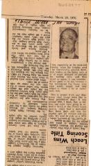 "Those Were The Days" Article Mar. 26/70 Those Were The Days;Swift Current Sun - Those Were The Days Clipping (1970-03-26);Swift Current Sun - Those Were The Days Clipping (1970-03-26);Swift Current Sun - Those Were The Days Clipping (1970-03-26);Swift Current Sun Clipping (1970-03-26)