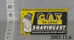 Box Of Razor Blades;Gay De Luxe Razor Blade;Gay De Luxe Razor Blade