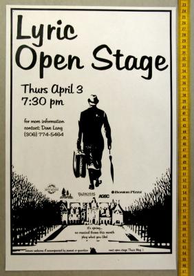 Lyric Theatre Open Stage Poster (2008-04-03);Lyric Theatre Open Stage Poster (2008-04-03)