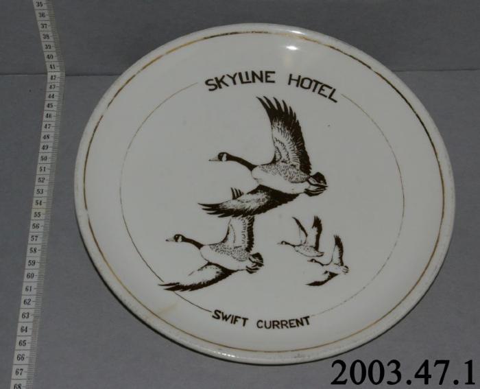 Skyline Hotel Dinner Plate