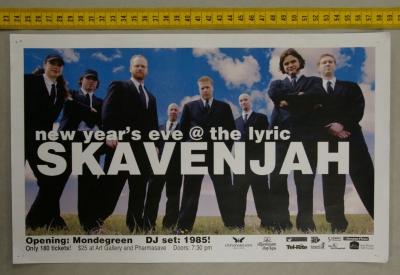 Lyric Theatre New Years Eve Party Poster (2008-12-31);Lyric Theatre New Years Eve Party Poster (2008-12-31);New Years Party Poster New Year's Eve @ The Lyric // Skavenjah