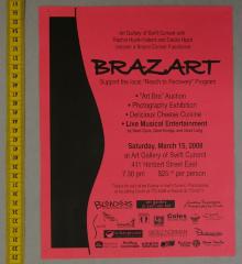 Brazart Fundraiser Poster (2008-03-15);Brazart Fundraiser Poster (2008-03-15);Brazart Poster Brazart // Support The Local "Reach To Recovery" Program