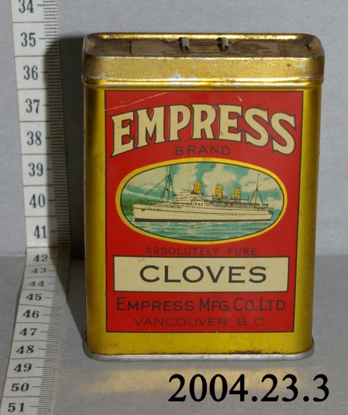 Empress Brand Pure Cloves Tin;Empress Brand Pure Cloves Tin;Empress Cloves Tin