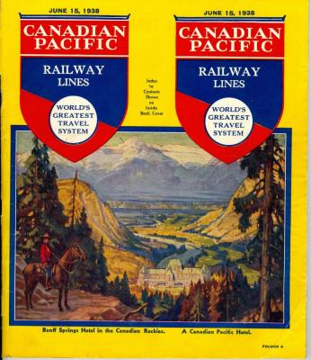 Canadian Pacific Railway Lines Booklet;Canadian Pacific Railway Lines Booklet;Canadian Pacific Railway Lines Schedule;Cpr Schedule Canadian Pacific Railway Lines // World's Greatest Travel System