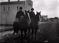 Meat Market & Royal Northwest Mounted Police (c.1910);Meat Market & Royal Northwest Mounted Police (c.1910)