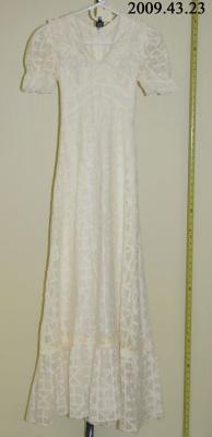 White Dress (c.1940s);White Dress (c.1940s);White Lace Dress