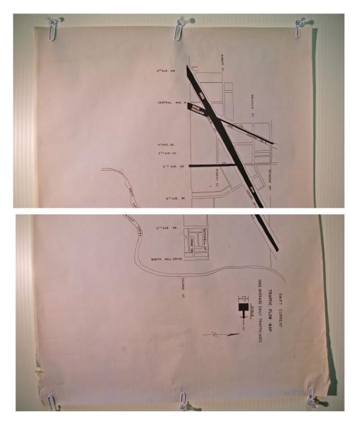 Average Daily Traffic Flow Of Swift Current Highway & Main Roads (1963);Average Daily Traffic Flow Of Swift Current Highway & Main Roads (1963)