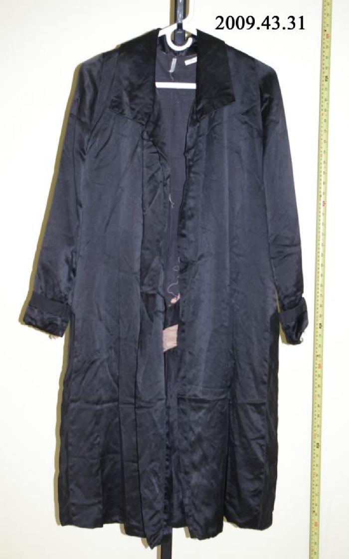 Black Satin Coat;Black Satin Coat;Black Satin Coat