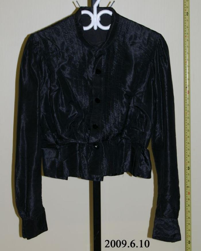 Black Taffeta Blouse;Black Taffeta Blouse;Black Taffeta Blouse