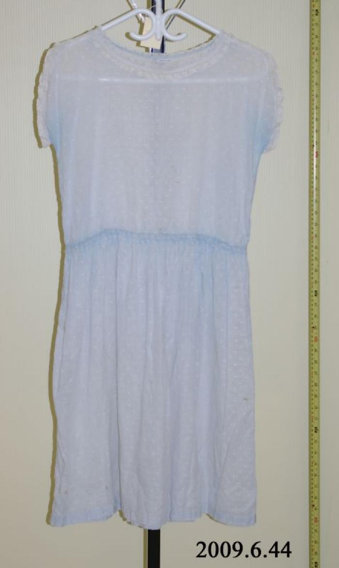 Blue Cotton Dress;Blue Cotton Dress (c.1930s);Blue Cotton Dress (c.1930s)