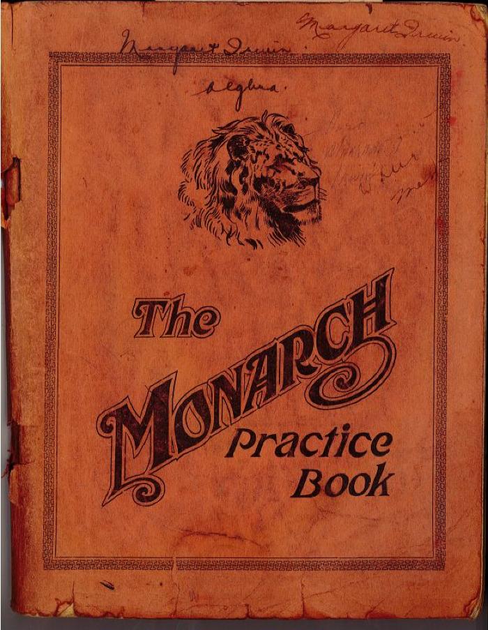 Monarch Algebra Practice Book (1932);Monarch Algebra Practice Book (1932)