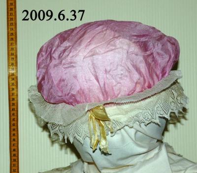 Pink Mop Cap;Silk Mop Cap;Silk Mop Cap