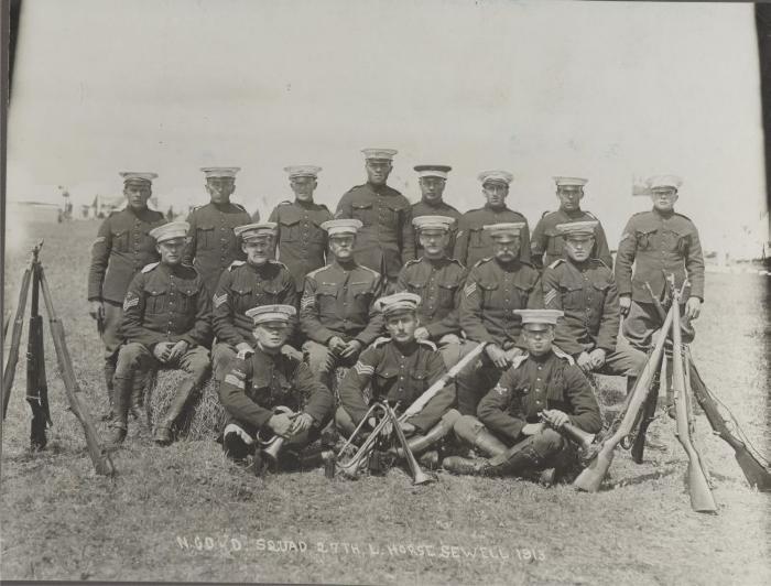 Non-Commissioned Officers of D Squadron, 27th Light Horse (1913)