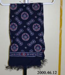 Patterned Navy Scarf;Patterned Navy Scarf;Scarf