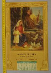 1943 Calendar Aaron Friesen 1943 Calendar;Wymark Merchant Aaron Friesen Calendar (1943);Wymark Merchant Aaron Friesen Calendar (1943)