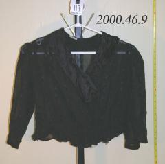 Black Blouse;Black Blouse;Black Brocade Blouse