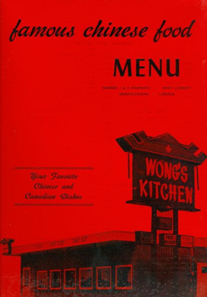 Wong's Kitchen Menu;Wong's Kitchen Menu