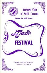 44th Music Festival Program (1973-03-06);44th Music Festival Program (1973-03-06)