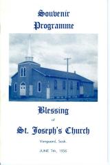 Saint Joseph's Catholic Church Blessing Program (1956-06-07);Saint Joseph's Catholic Church Blessing Program (1956-06-07)