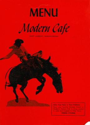 Modern Café Menu;Modern Café Menu