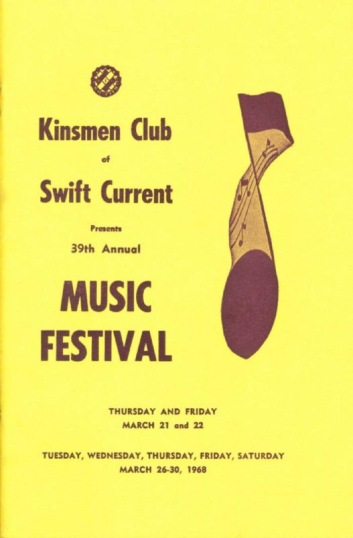 39th Music Festival Program (1968-03-21);39th Music Festival Program (1968-03-21)