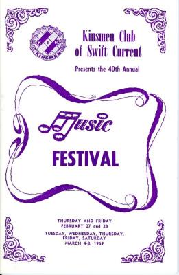 40th Music Festival Program (1969-03-04);40th Music Festival Program (1969-03-04)