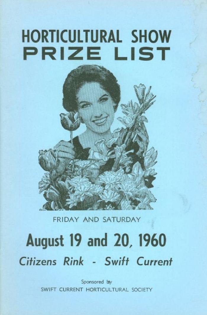 Swift Current Horticultural Society Program (1960);Swift Current Horticultural Society Program (1960)