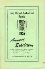 Swift Current Horticultural Society Program (1955);Swift Current Horticultural Society Program (1955)