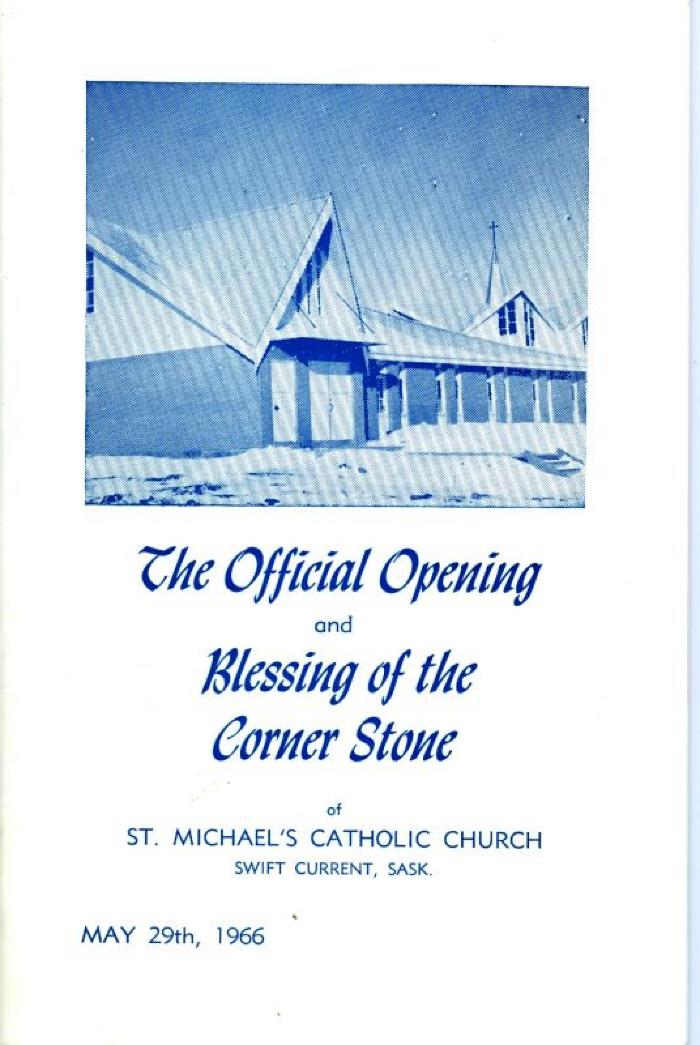 Blessing of the Corner Stone Program (1966-05-29);Blessing of the Corner Stone Program (1966-05-29)