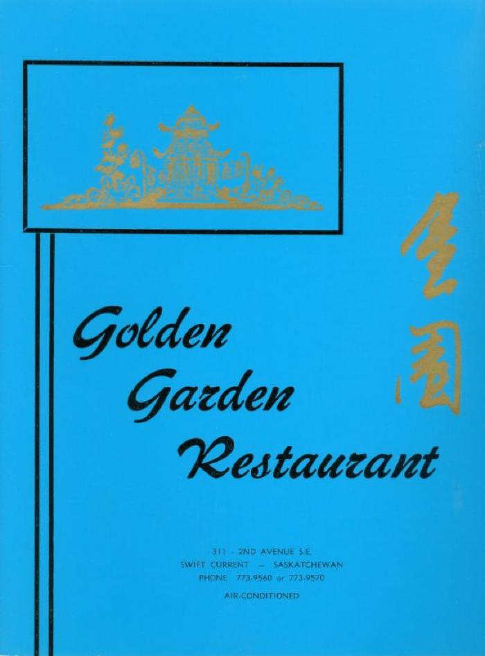 Golden Garden Menu;Golden Garden Menu