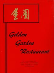 Golden Garden Menu;Golden Garden Menu