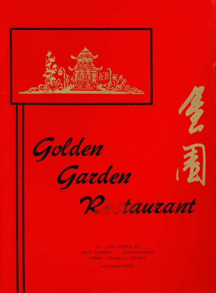 Golden Garden Menu;Golden Garden Menu