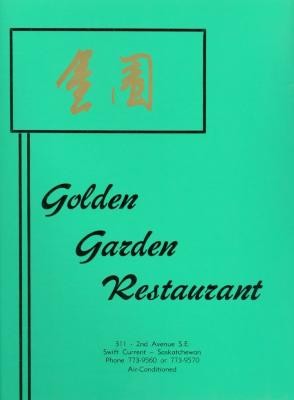 Golden Garden Menu;Golden Garden Menu