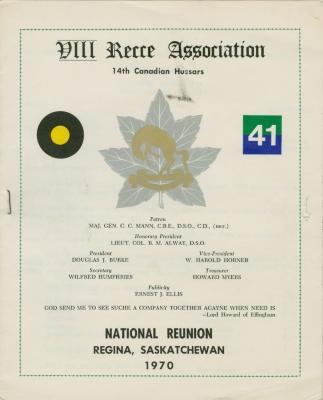 8th Reconnaissance Regiment Association Newsletter (1969-11);8th Reconnaissance Regiment Association Newsletter (1969-11)