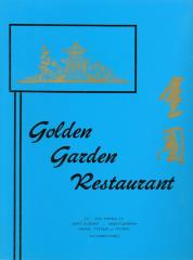 Golden Garden Menu;Golden Garden Menu