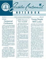 Saskatchewan Jubilee Centennial Notebook Newsletter (1965-04);Saskatchewan Jubilee Centennial Notebook Newsletter (1965-04)