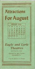 Eagle And Lyric Theatres Upcoming Films (1955-08);Eagle And Lyric Theatres Upcoming Films (1955-08)