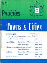 Towns & Cities Magazine - Prairies Edition Volume XIX (1973)