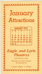 Eagle And Lyric Theatres Upcoming Films (1955-01);Eagle And Lyric Theatres Upcoming Films (1955-01)