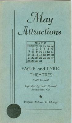 Eagle And Lyric Theatres Upcoming Films (1950-05);Eagle And Lyric Theatres Upcoming Films (1950-05)