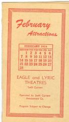 Eagle And Lyric Theatres Upcoming Films (1954-02);Eagle And Lyric Theatres Upcoming Films (1954-02)