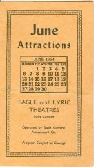 Eagle And Lyric Theatres Upcoming Films (1954-06);Eagle And Lyric Theatres Upcoming Films (1954-06)