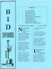 Business Improvement District Informer Newsletter (c.1996);Business Improvement District Informer Newsletter (c.1996)