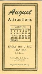 Eagle And Lyric Theatres Upcoming Films (1954-08);Eagle And Lyric Theatres Upcoming Films (1954-08)